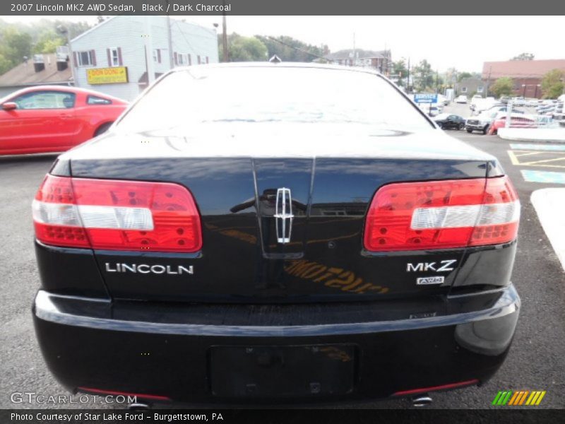 Black / Dark Charcoal 2007 Lincoln MKZ AWD Sedan