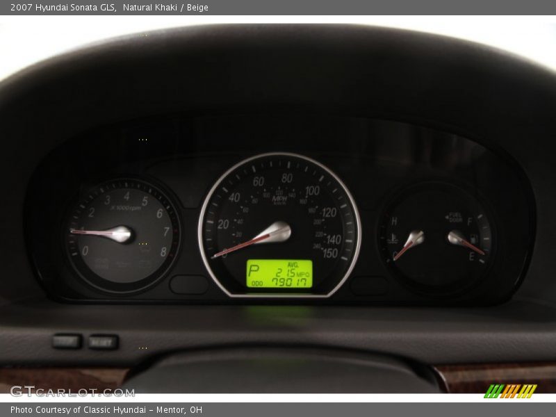Natural Khaki / Beige 2007 Hyundai Sonata GLS