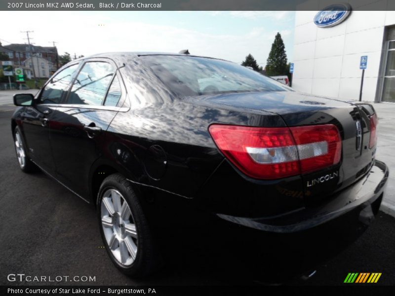 Black / Dark Charcoal 2007 Lincoln MKZ AWD Sedan