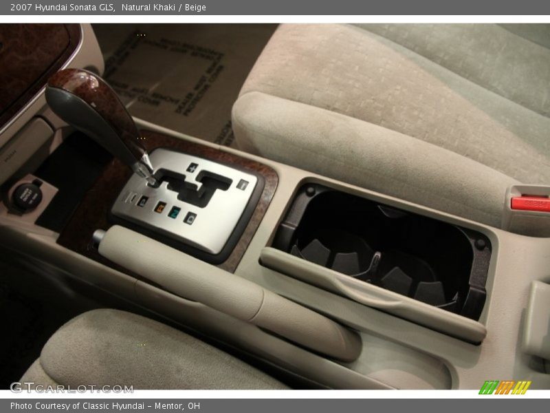 Natural Khaki / Beige 2007 Hyundai Sonata GLS