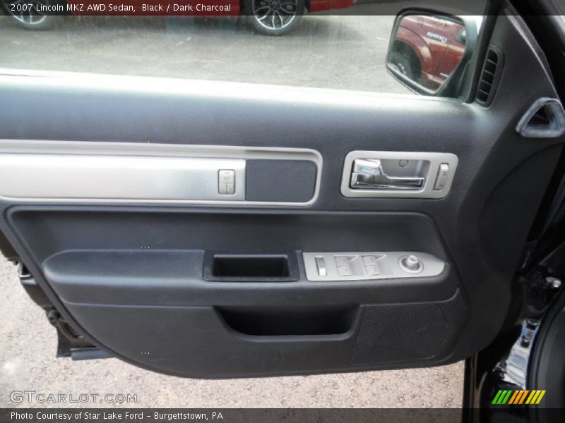 Black / Dark Charcoal 2007 Lincoln MKZ AWD Sedan