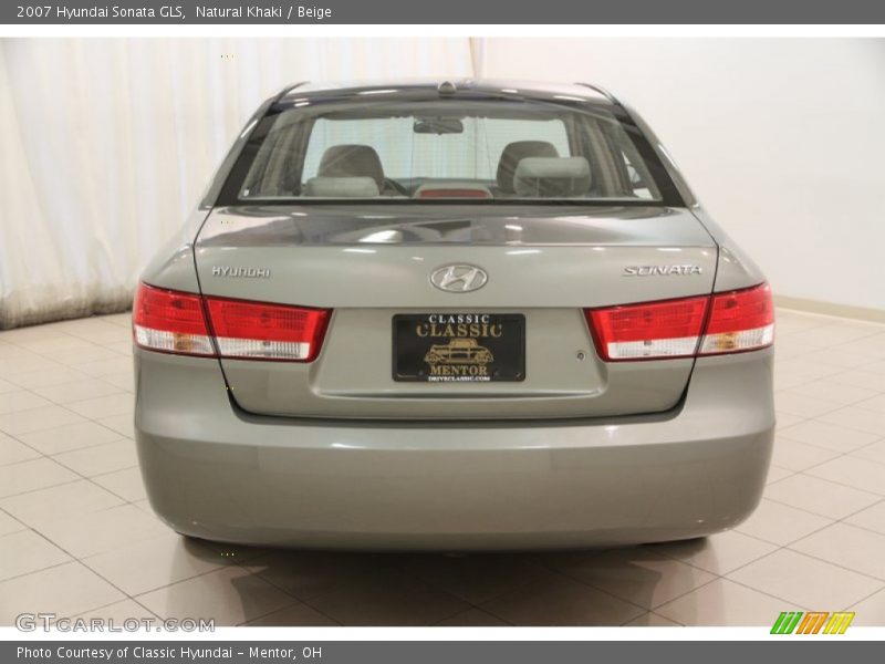 Natural Khaki / Beige 2007 Hyundai Sonata GLS