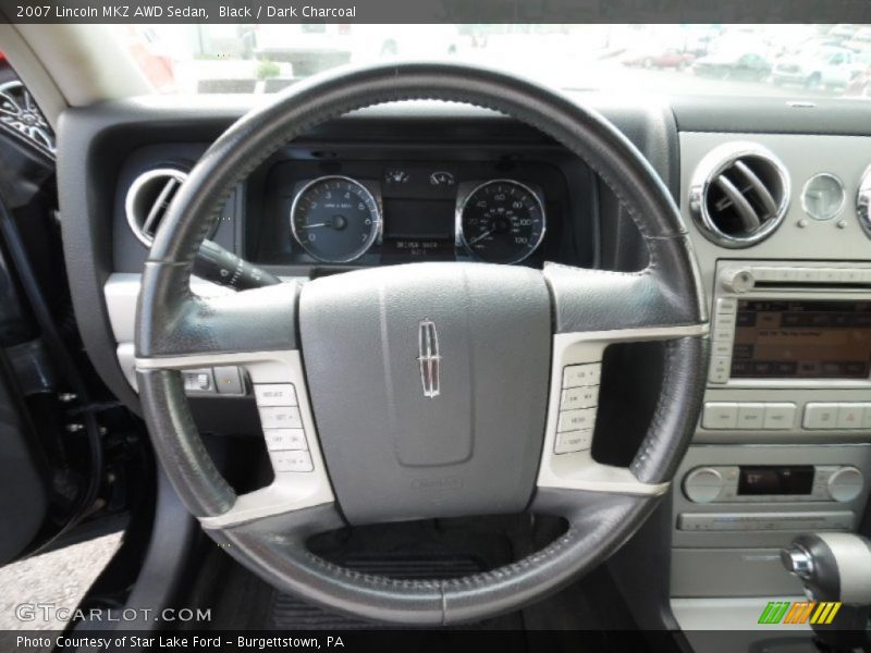 Black / Dark Charcoal 2007 Lincoln MKZ AWD Sedan