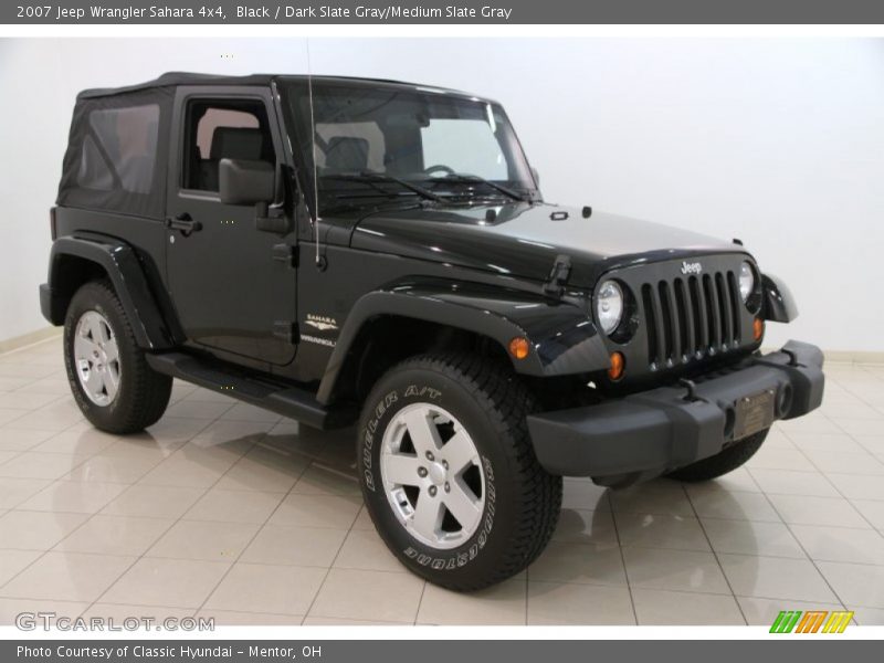 Black / Dark Slate Gray/Medium Slate Gray 2007 Jeep Wrangler Sahara 4x4