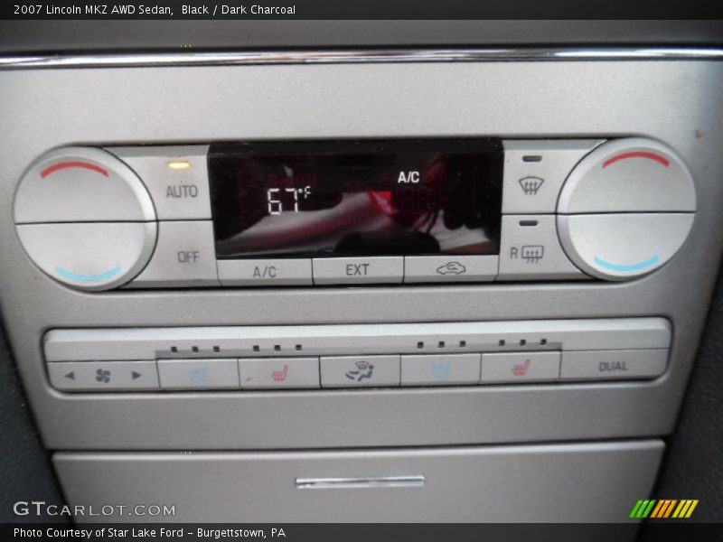 Black / Dark Charcoal 2007 Lincoln MKZ AWD Sedan