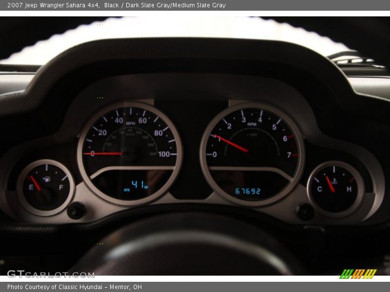 Black / Dark Slate Gray/Medium Slate Gray 2007 Jeep Wrangler Sahara 4x4