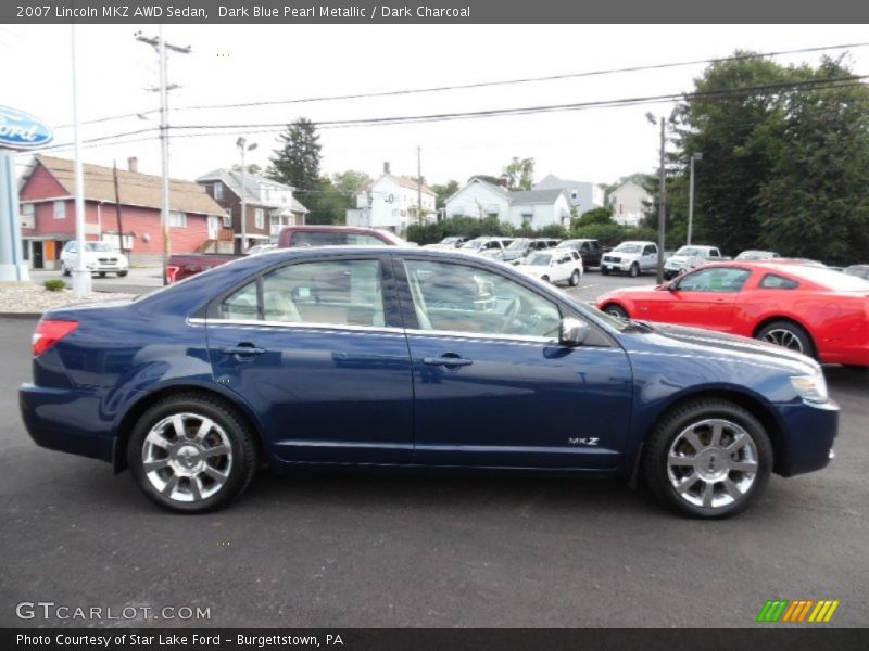 Dark Blue Pearl Metallic / Dark Charcoal 2007 Lincoln MKZ AWD Sedan