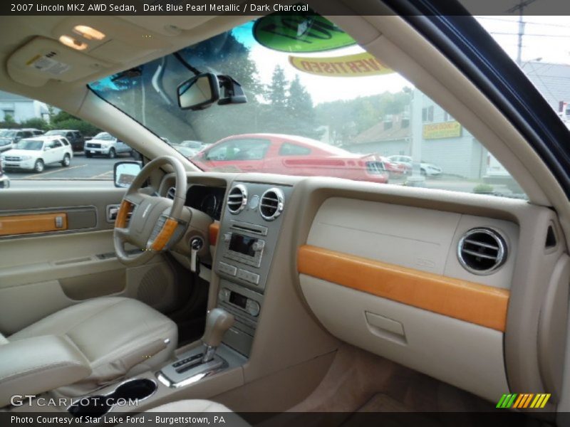 Dark Blue Pearl Metallic / Dark Charcoal 2007 Lincoln MKZ AWD Sedan