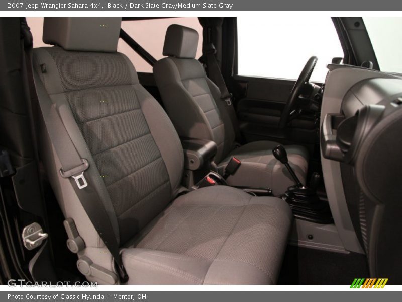Black / Dark Slate Gray/Medium Slate Gray 2007 Jeep Wrangler Sahara 4x4