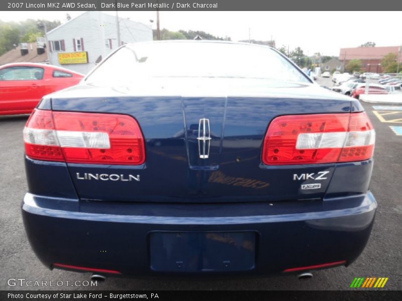 Dark Blue Pearl Metallic / Dark Charcoal 2007 Lincoln MKZ AWD Sedan