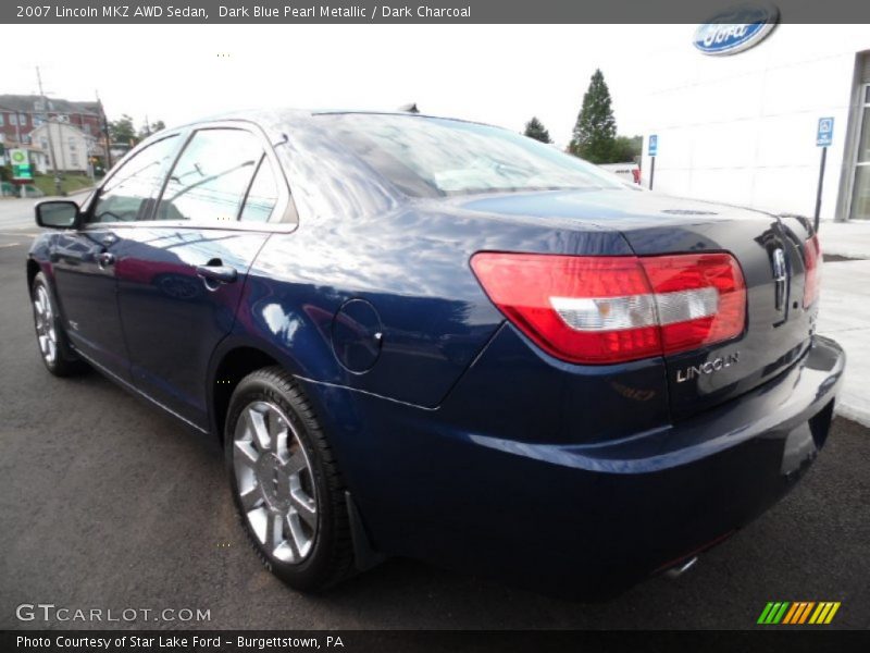 Dark Blue Pearl Metallic / Dark Charcoal 2007 Lincoln MKZ AWD Sedan