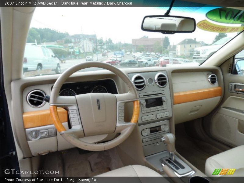 Dark Blue Pearl Metallic / Dark Charcoal 2007 Lincoln MKZ AWD Sedan