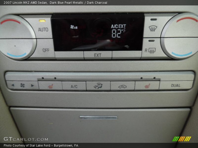 Dark Blue Pearl Metallic / Dark Charcoal 2007 Lincoln MKZ AWD Sedan