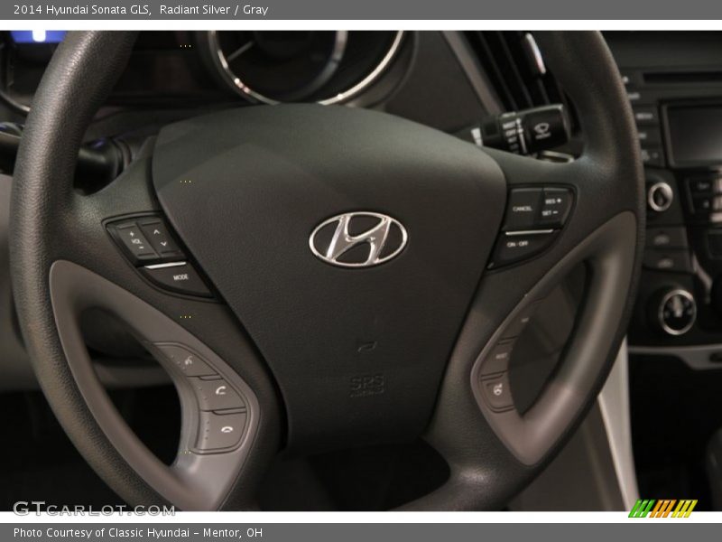 Radiant Silver / Gray 2014 Hyundai Sonata GLS