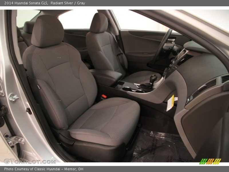 Radiant Silver / Gray 2014 Hyundai Sonata GLS