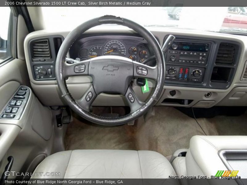 Silver Birch Metallic / Medium Gray 2006 Chevrolet Silverado 1500 LT Crew Cab