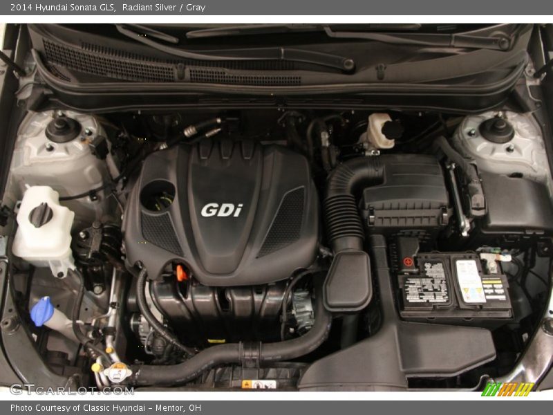 Radiant Silver / Gray 2014 Hyundai Sonata GLS