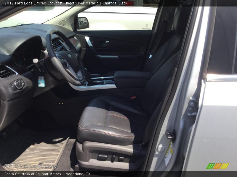 Ingot Silver Metallic / Charcoal Black 2012 Ford Edge Limited EcoBoost