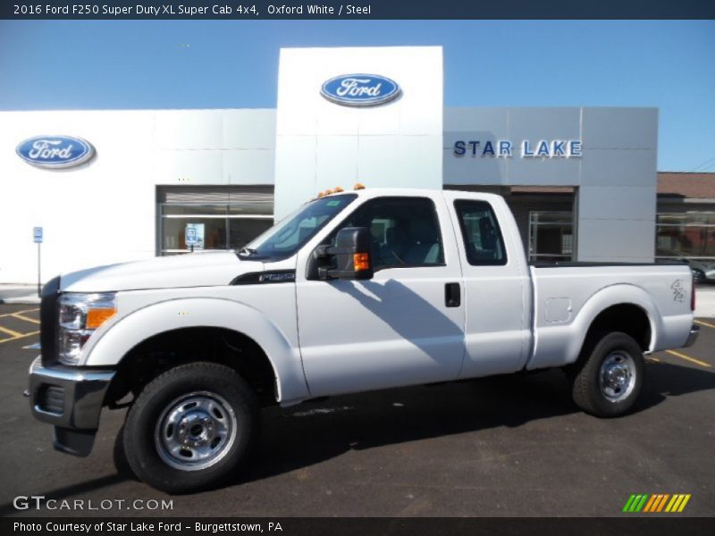 Oxford White / Steel 2016 Ford F250 Super Duty XL Super Cab 4x4