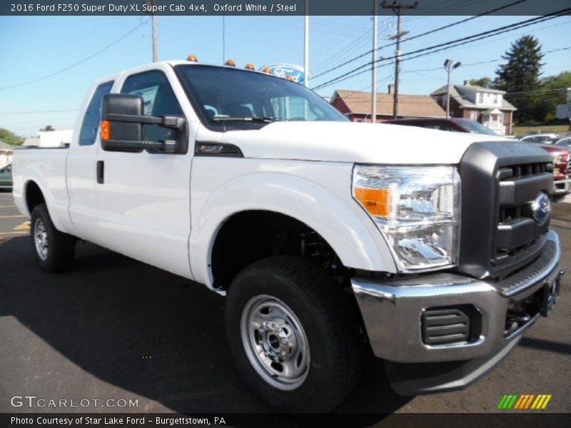 Oxford White / Steel 2016 Ford F250 Super Duty XL Super Cab 4x4
