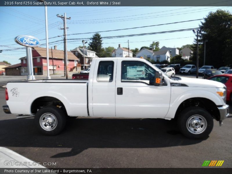 Oxford White / Steel 2016 Ford F250 Super Duty XL Super Cab 4x4
