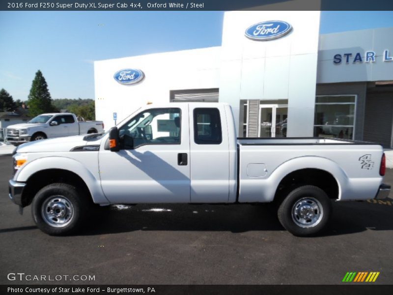 Oxford White / Steel 2016 Ford F250 Super Duty XL Super Cab 4x4