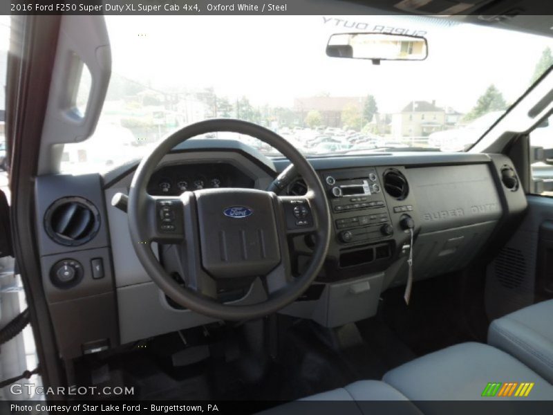 Oxford White / Steel 2016 Ford F250 Super Duty XL Super Cab 4x4