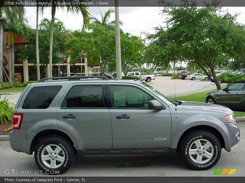 Tungsten Grey Metallic / Stone 2008 Ford Escape Hybrid