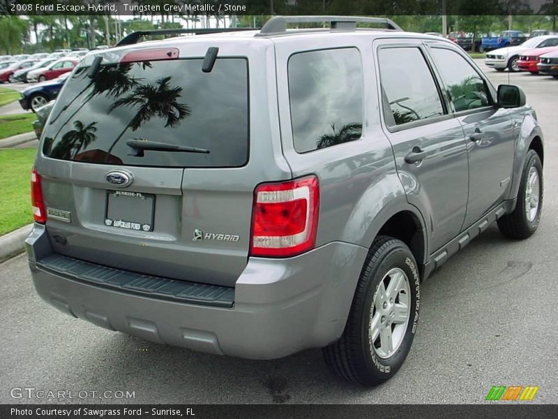 Tungsten Grey Metallic / Stone 2008 Ford Escape Hybrid