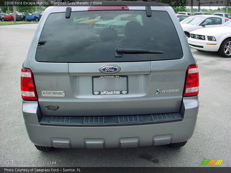 Tungsten Grey Metallic / Stone 2008 Ford Escape Hybrid