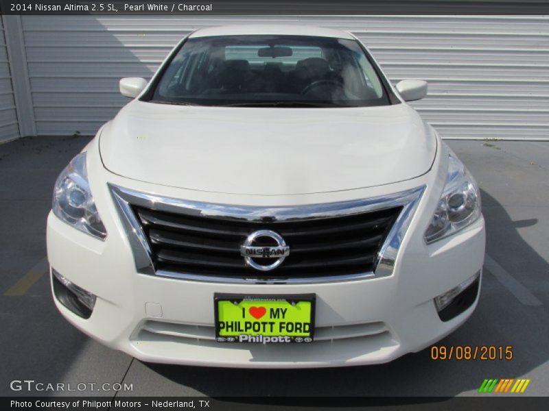 Pearl White / Charcoal 2014 Nissan Altima 2.5 SL