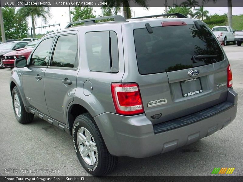 Tungsten Grey Metallic / Stone 2008 Ford Escape Hybrid