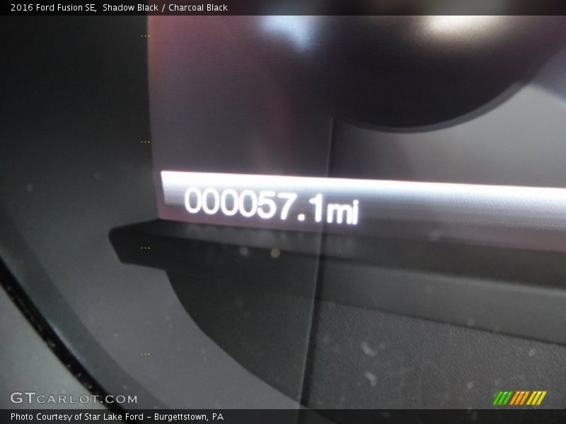 Shadow Black / Charcoal Black 2016 Ford Fusion SE
