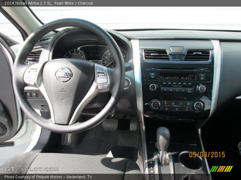 Pearl White / Charcoal 2014 Nissan Altima 2.5 SL