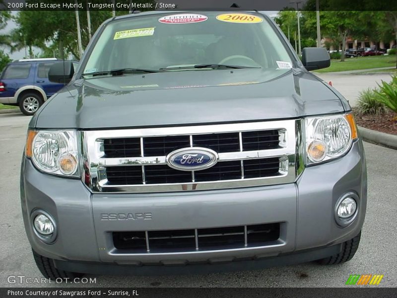 Tungsten Grey Metallic / Stone 2008 Ford Escape Hybrid