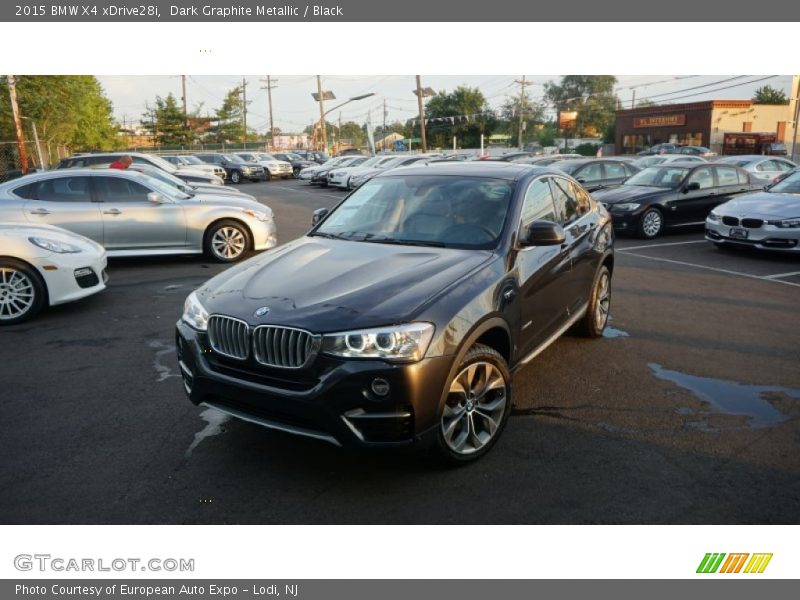 Dark Graphite Metallic / Black 2015 BMW X4 xDrive28i