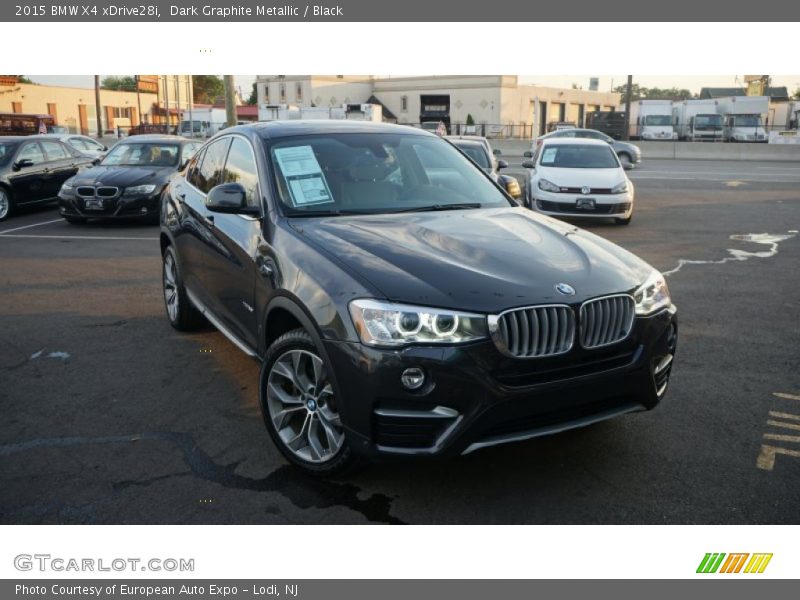 Dark Graphite Metallic / Black 2015 BMW X4 xDrive28i