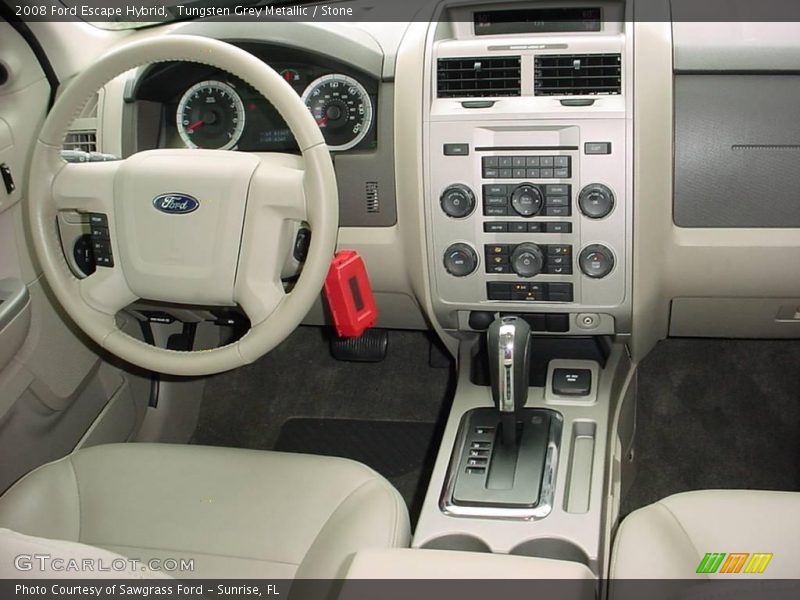Tungsten Grey Metallic / Stone 2008 Ford Escape Hybrid