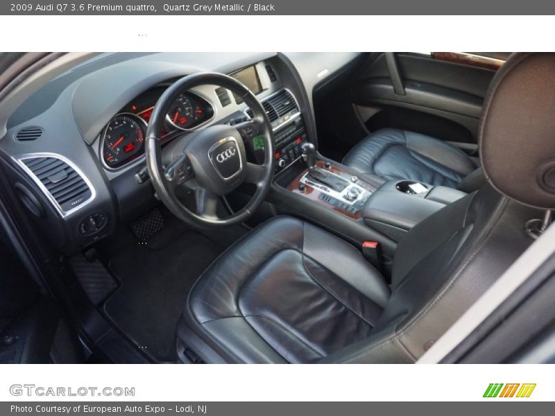 Quartz Grey Metallic / Black 2009 Audi Q7 3.6 Premium quattro