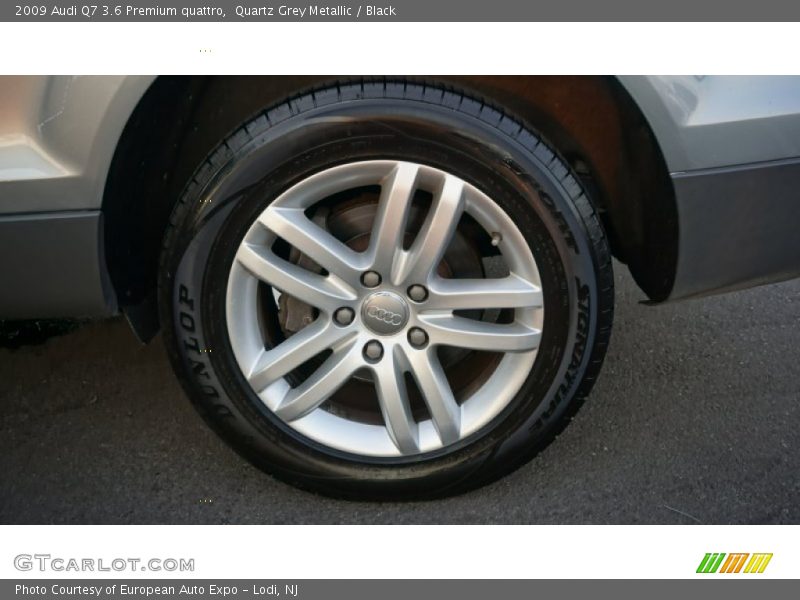 Quartz Grey Metallic / Black 2009 Audi Q7 3.6 Premium quattro