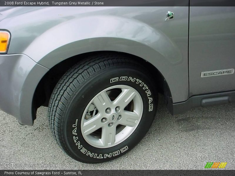 Tungsten Grey Metallic / Stone 2008 Ford Escape Hybrid