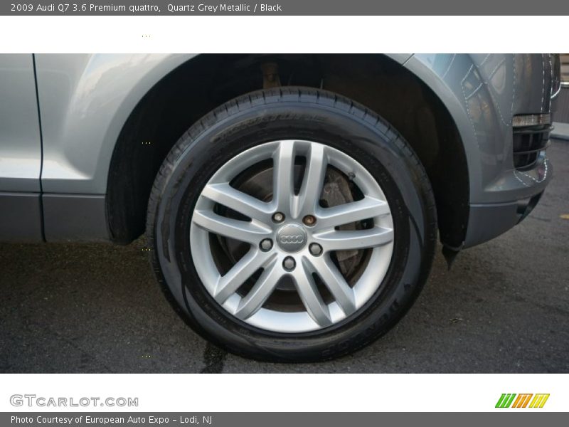 Quartz Grey Metallic / Black 2009 Audi Q7 3.6 Premium quattro