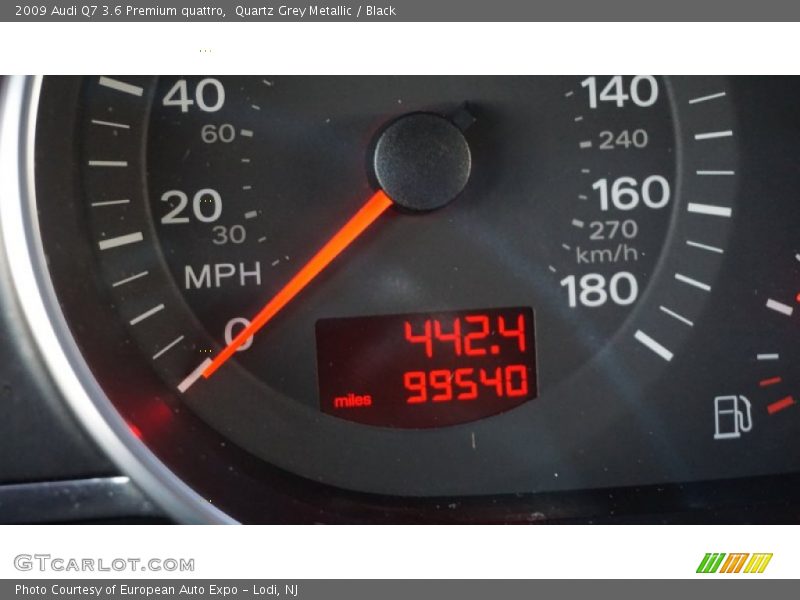 Quartz Grey Metallic / Black 2009 Audi Q7 3.6 Premium quattro