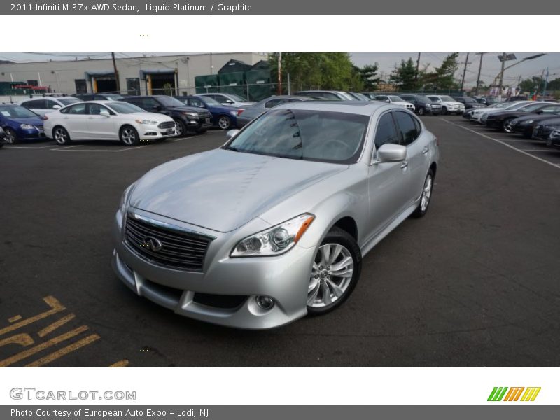 Front 3/4 View of 2011 M 37x AWD Sedan