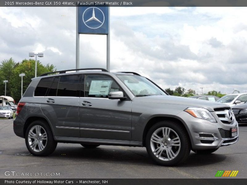 Paladium Silver Metallic / Black 2015 Mercedes-Benz GLK 350 4Matic