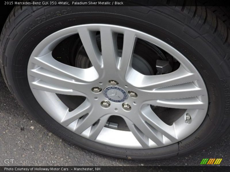 Paladium Silver Metallic / Black 2015 Mercedes-Benz GLK 350 4Matic