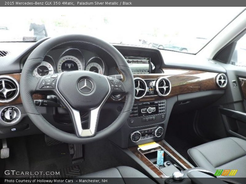Paladium Silver Metallic / Black 2015 Mercedes-Benz GLK 350 4Matic