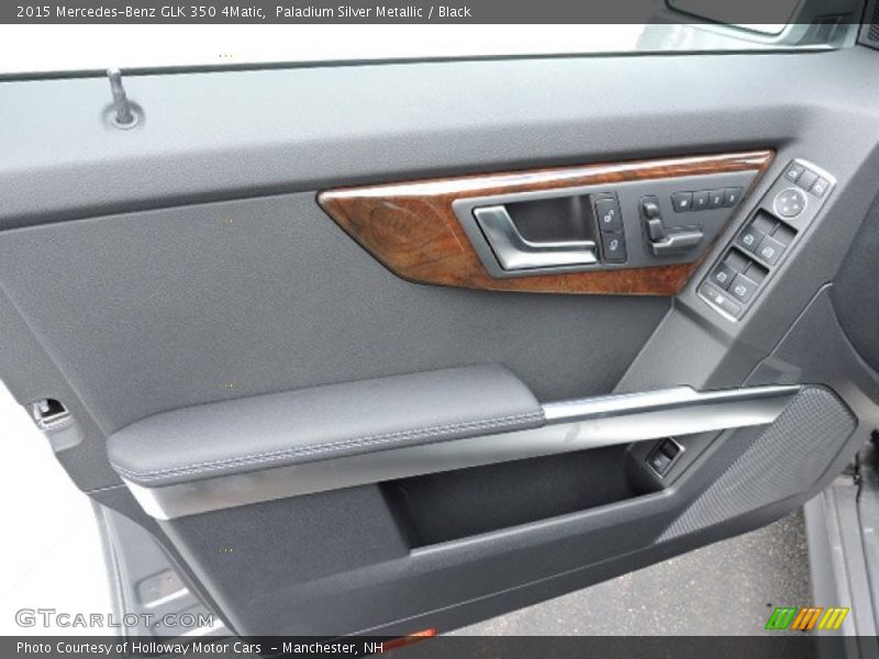 Paladium Silver Metallic / Black 2015 Mercedes-Benz GLK 350 4Matic
