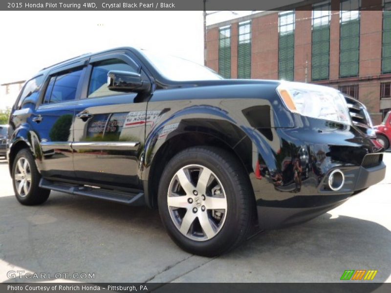 Crystal Black Pearl / Black 2015 Honda Pilot Touring 4WD