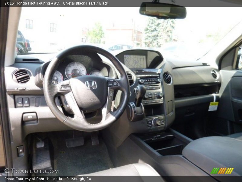 Crystal Black Pearl / Black 2015 Honda Pilot Touring 4WD